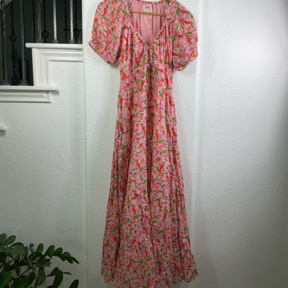 Banjanan Norma Pink Maxi Dress - Picture 2 of 8